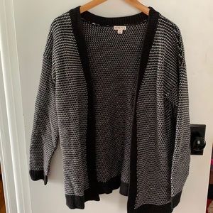 Black and white Merona cardigan